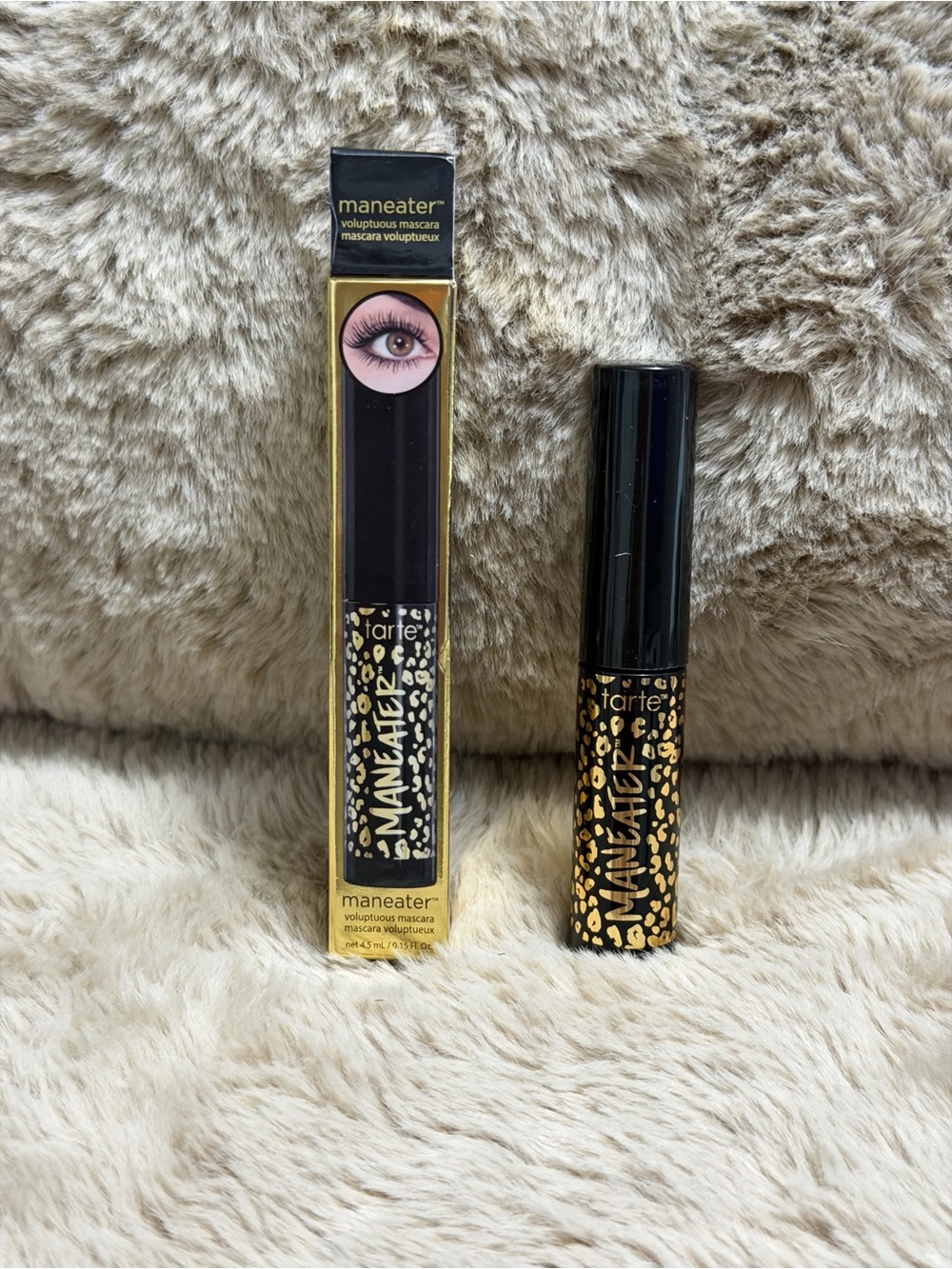 tarte Maneater Voluptuous Mascara - Black & Gold Leopard